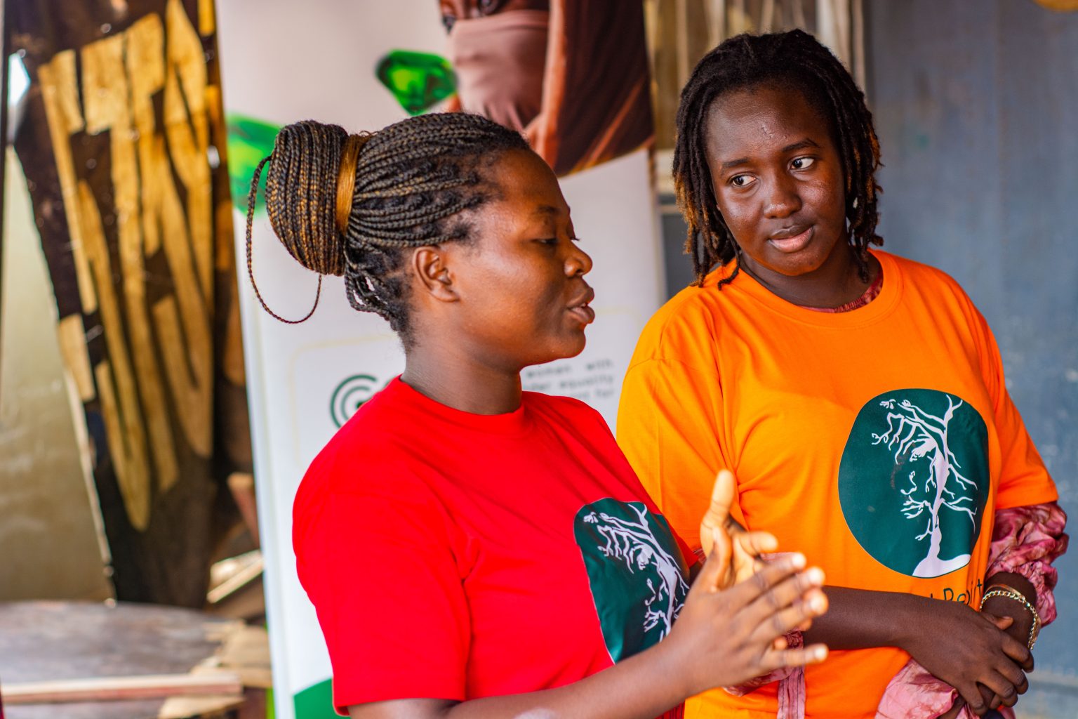 Women in training session